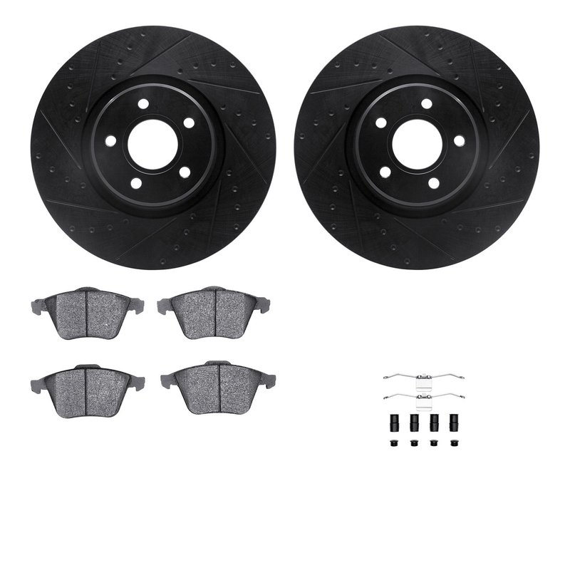 Dynamite Friction 8612-54019 Disc Brake Kit - Front