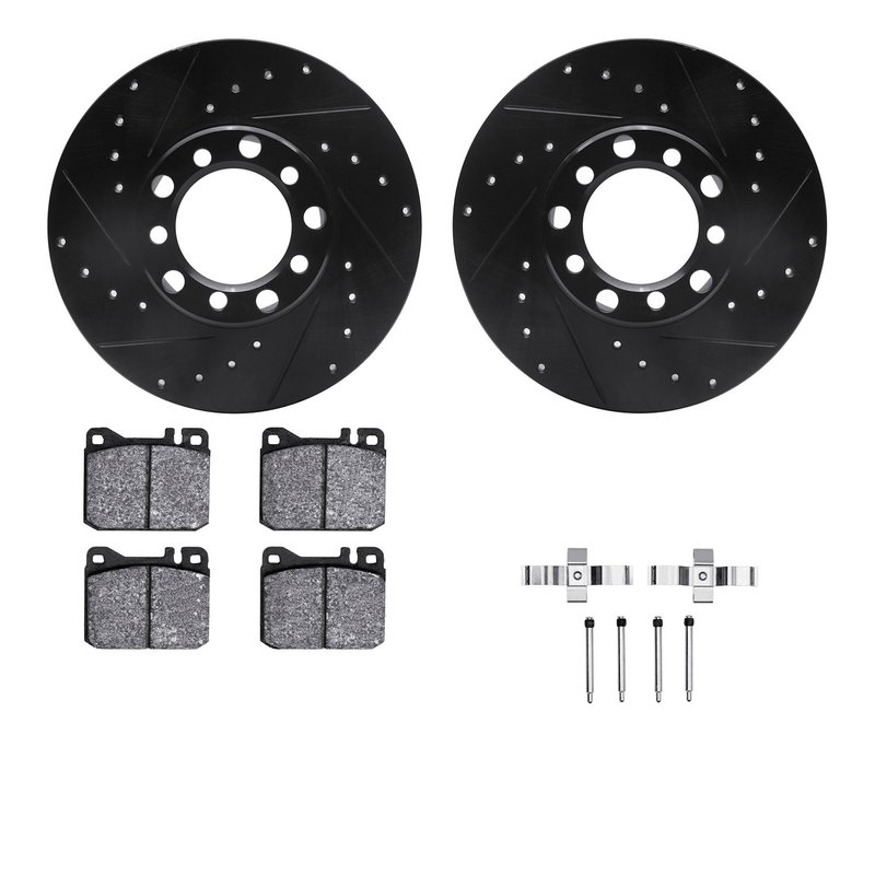 Dynamite Friction 8612-63014 Disc Brake Kit - Front