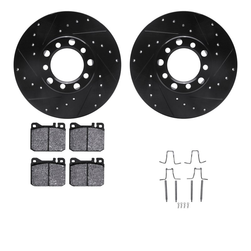 Dynamite Friction 8612-63015 Disc Brake Kit - Front