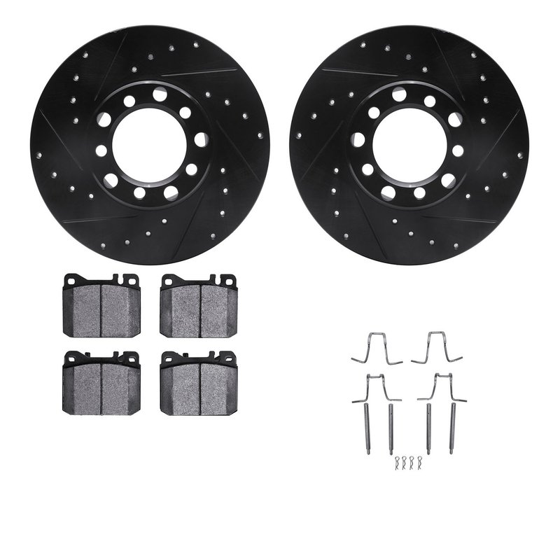 Dynamite Friction 8612-63018 Disc Brake Kit - Front