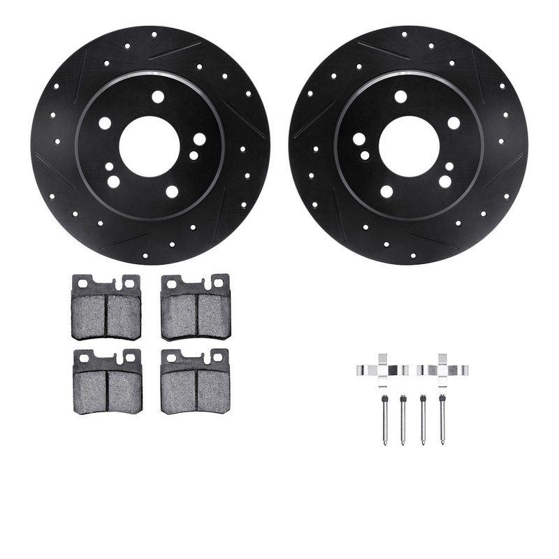 Dynamite Friction 8612-63028 Disc Brake Kit - Rear