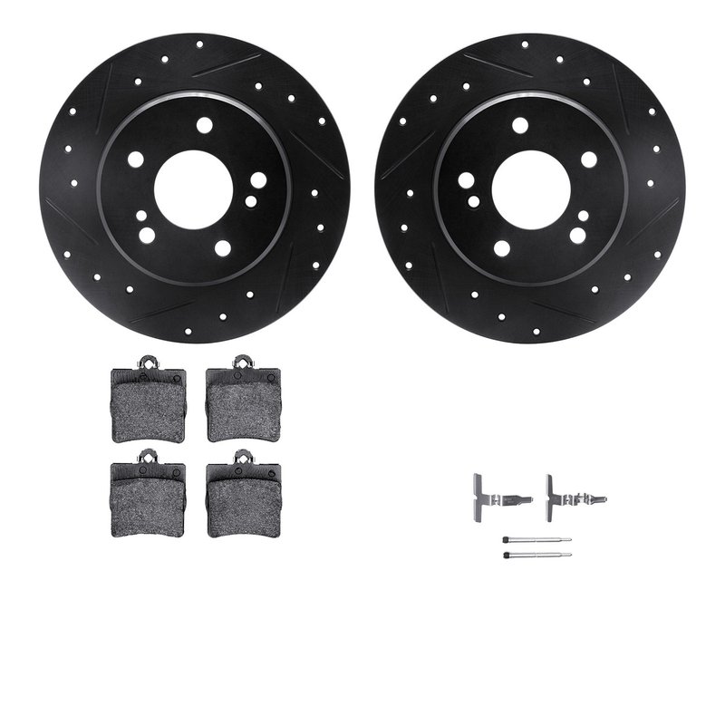 Dynamic Friction 8612-63029 Disc Brake Kit - Rear