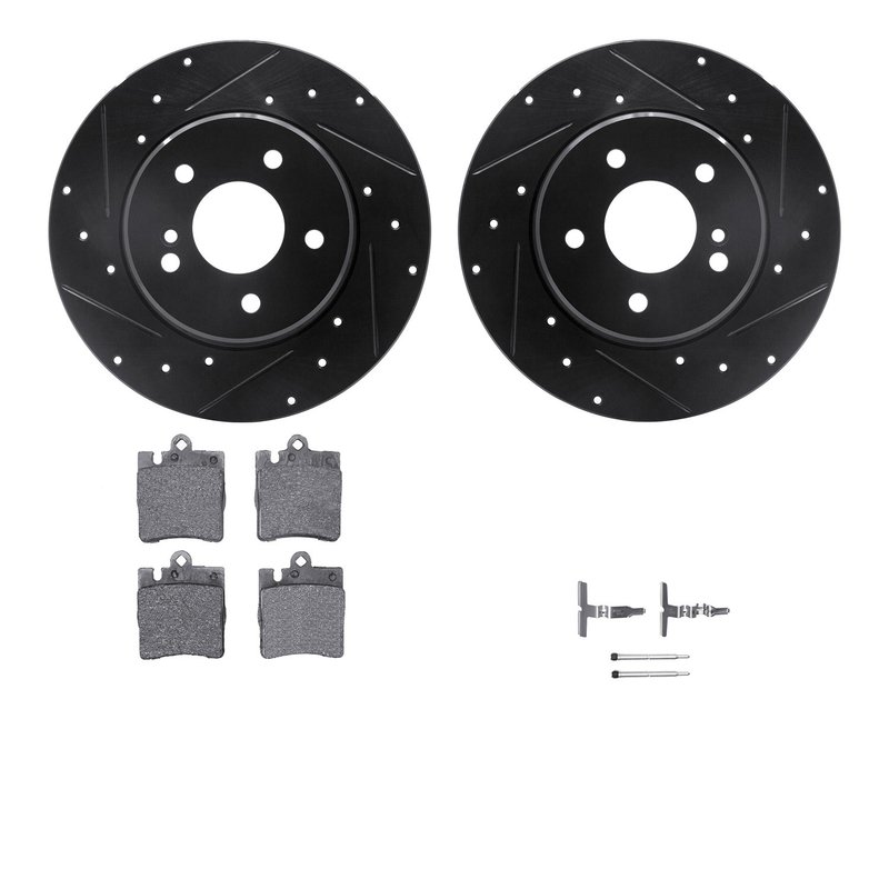 Dynamite Friction 8612-63051 Disc Brake Kit - Rear