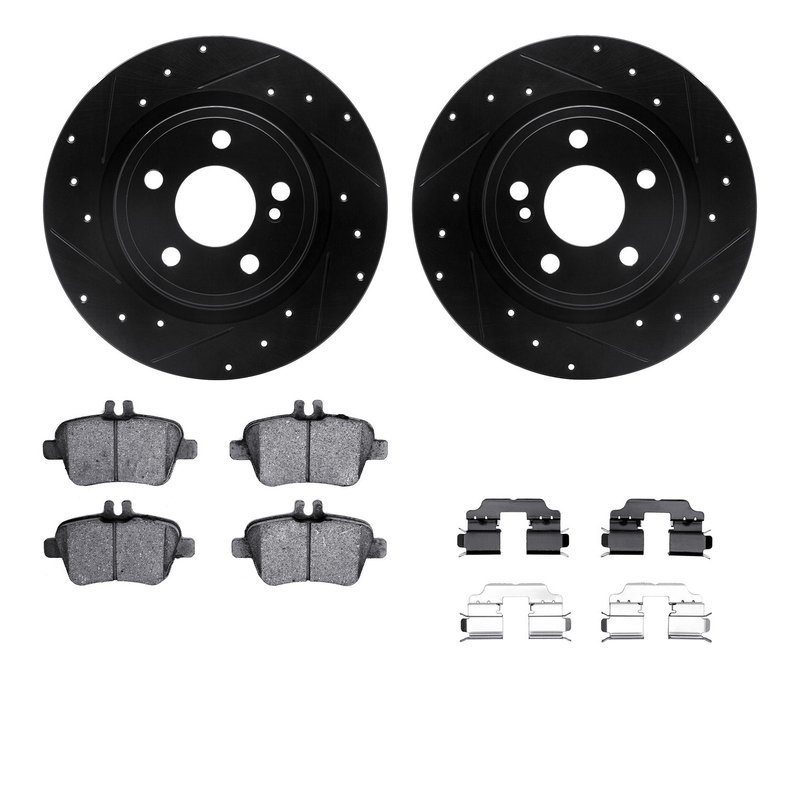 Dynamite Friction 8612-63073 Disc Brake Kit - Rear