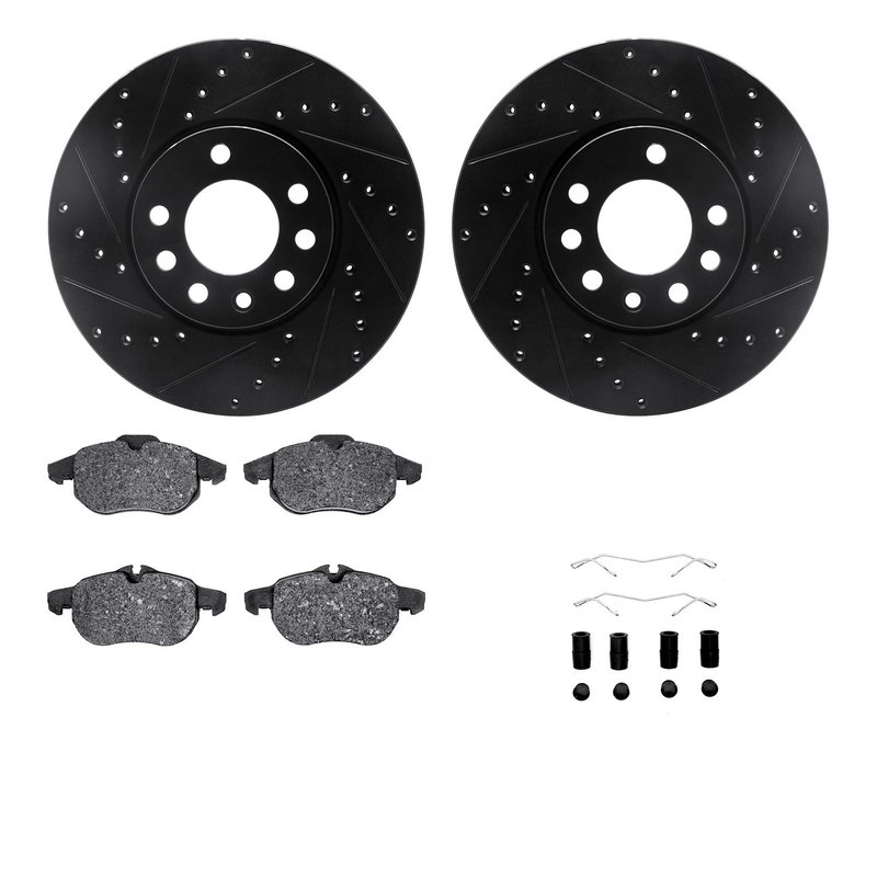 Dynamite Friction 8612-65010 Disc Brake Kit - Front