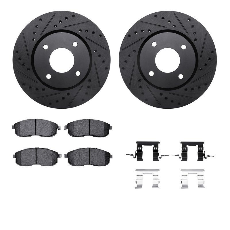 Dynamite Friction 8612-67004 Disc Brake Kit - Front