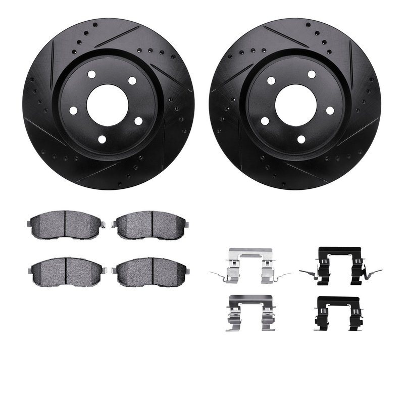 Dynamite Friction 8612-67006 Disc Brake Kit - Front