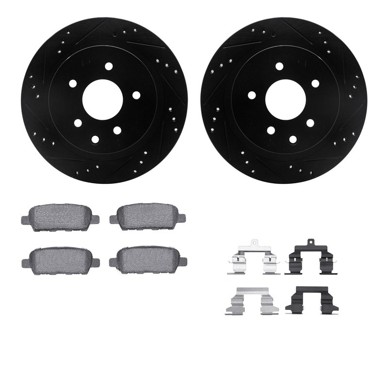 Dynamite Friction 8612-67009 Disc Brake Kit - Rear