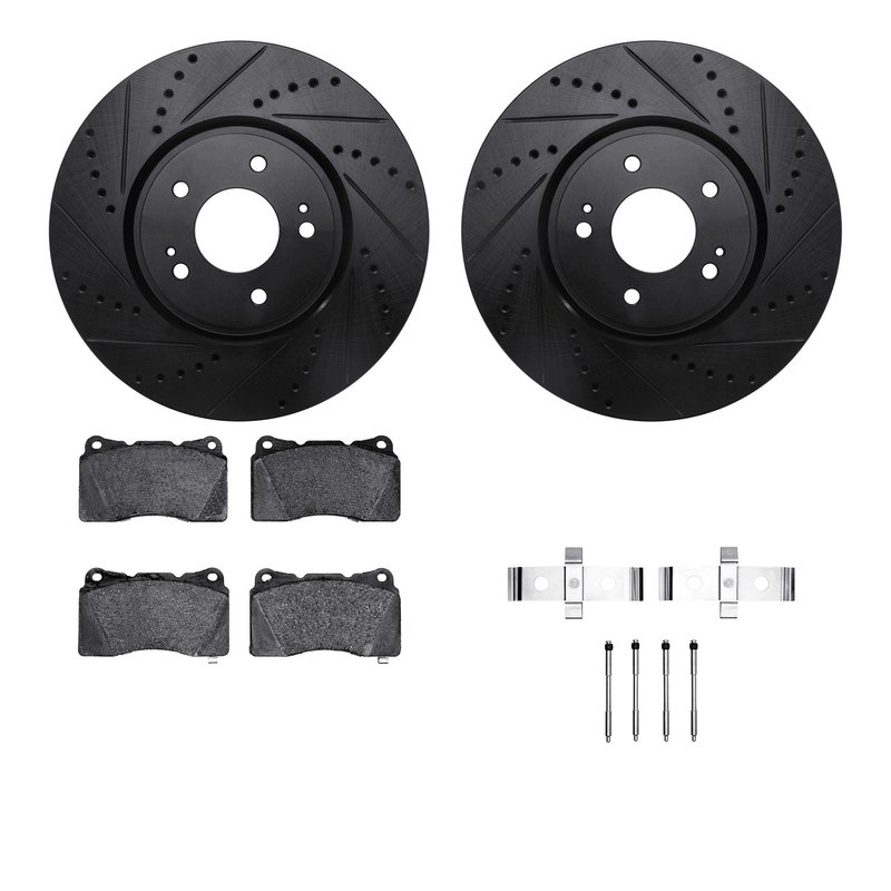 Dynamic Friction 8612-72000 Disc Brake Kit - Front