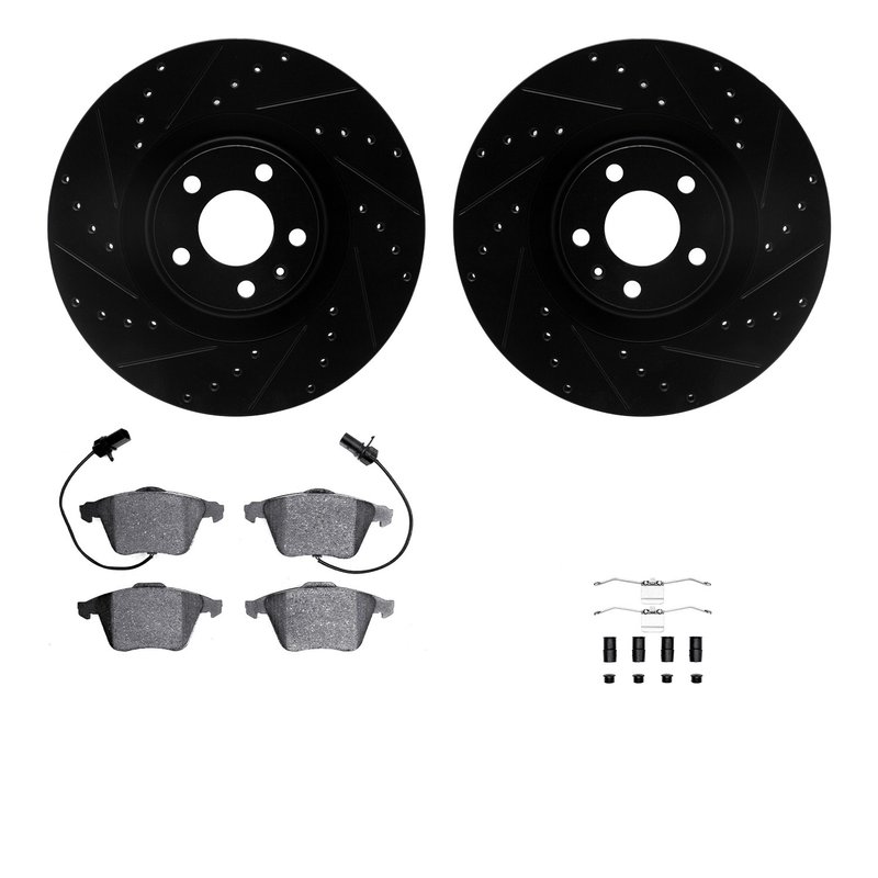Dynamite Friction 8612-73028 Disc Brake Kit - Front