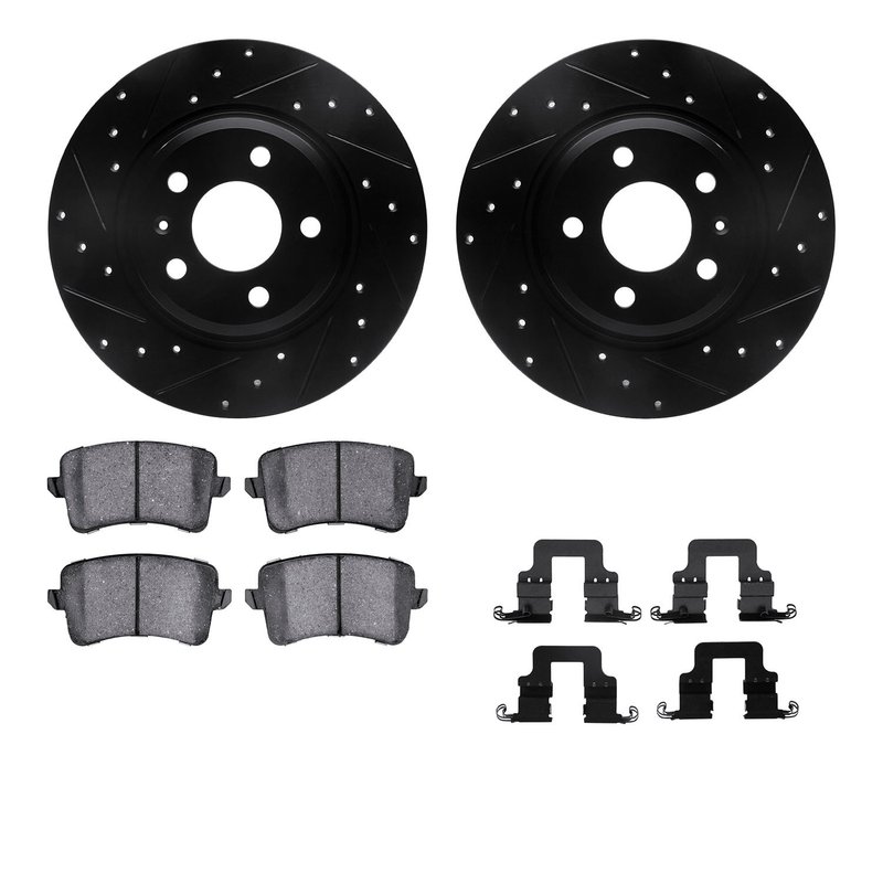Dynamite Friction 8612-73051 Disc Brake Kit - Rear