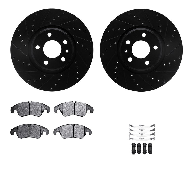 Dynamite Friction 8612-73053 Disc Brake Kit - Front
