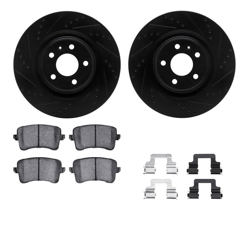 Dynamite Friction 8612-73056 Disc Brake Kit - Rear