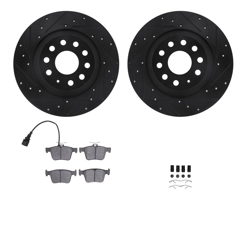 Dynamite Friction 8612-73061 Disc Brake Kit - Rear