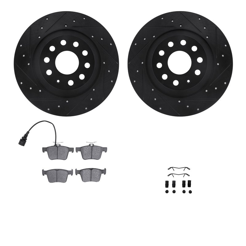 Dynamite Friction 8612-73062 Disc Brake Kit - Rear