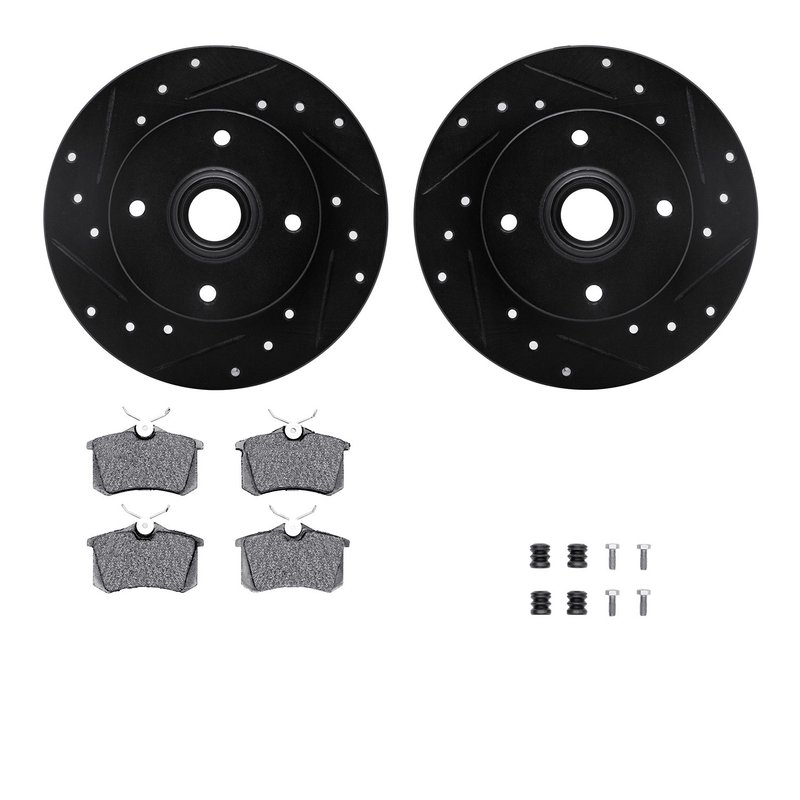 Dynamite Friction 8612-74005 Disc Brake Kit - Rear