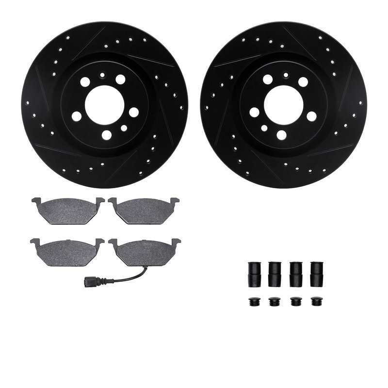 Dynamite Friction 8612-74018 Disc Brake Kit - Front
