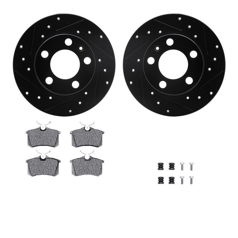Dynamite Friction 8612-74022 Disc Brake Kit - Rear
