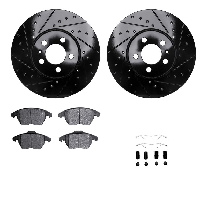 Dynamite Friction 8612-74025 Disc Brake Kit - Front