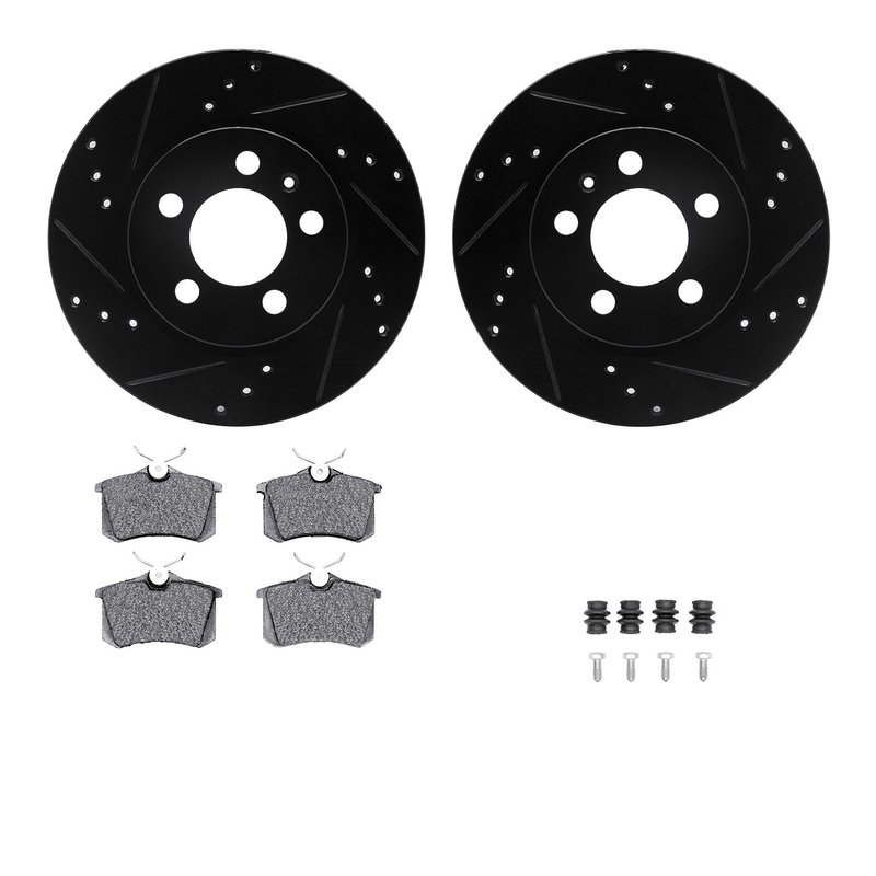 Dynamite Friction 8612-74027 Disc Brake Kit - Rear