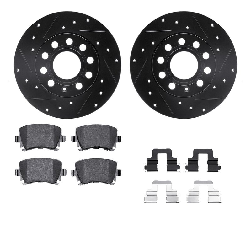 Dynamite Friction 8612-74031 Disc Brake Kit - Rear