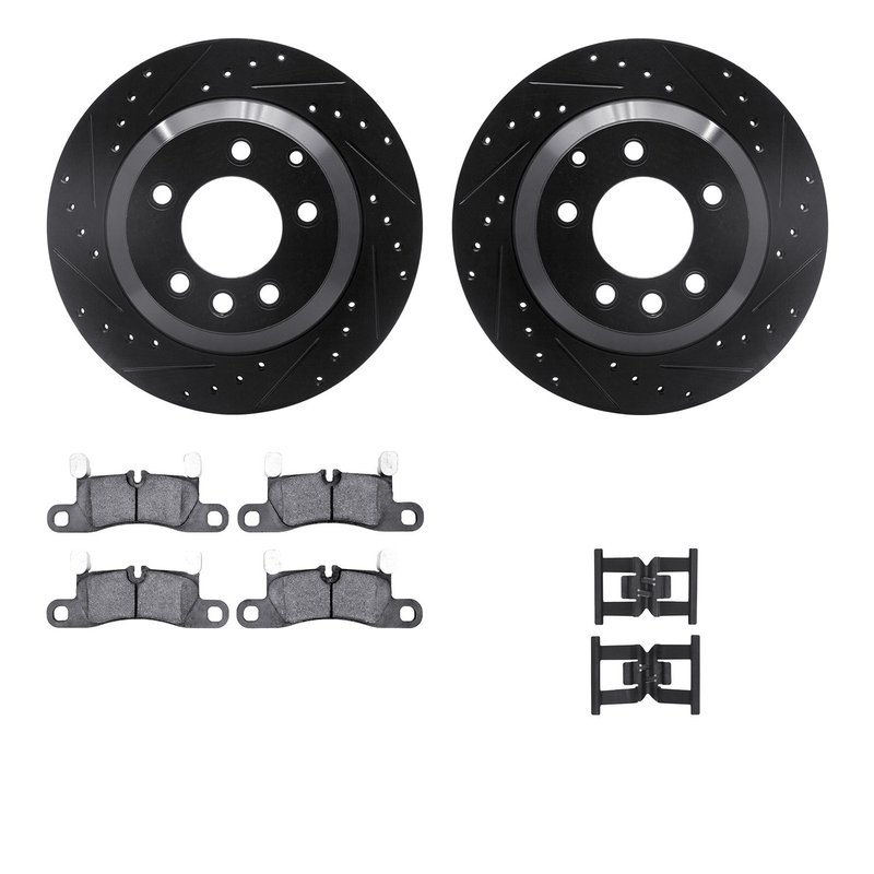 Dynamite Friction 8612-74047 Disc Brake Kit - Rear