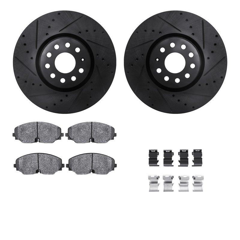 Dynamite Friction 8612-74058 Disc Brake Kit - Front