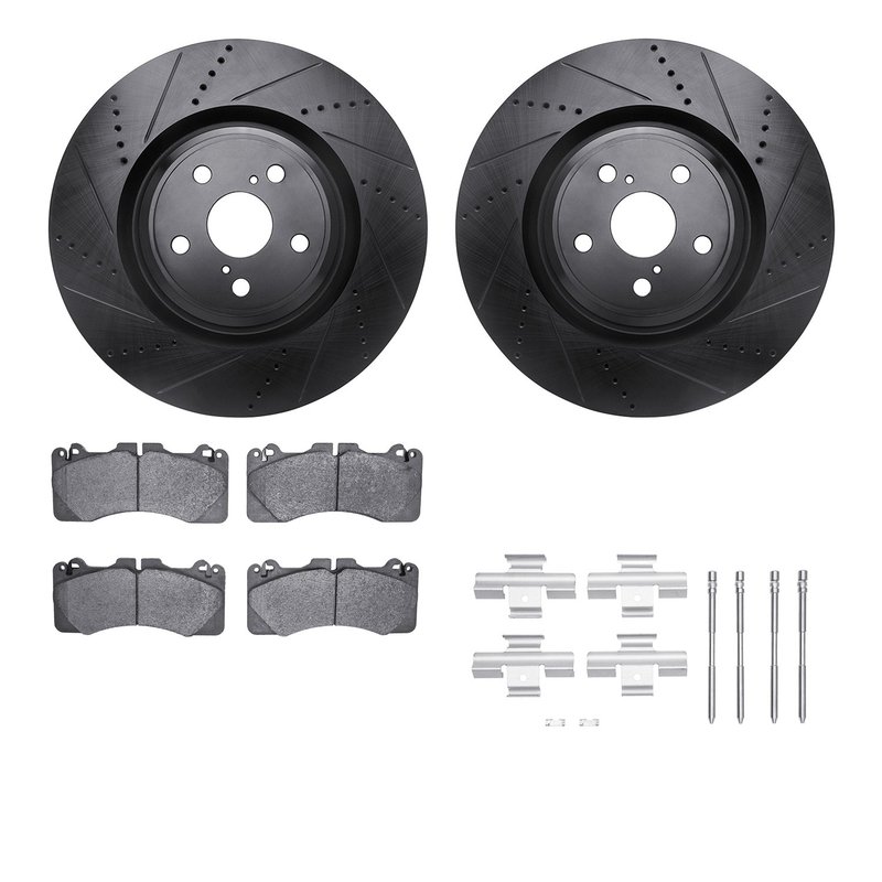Dynamite Friction 8612-75007 Disc Brake Kit - Front