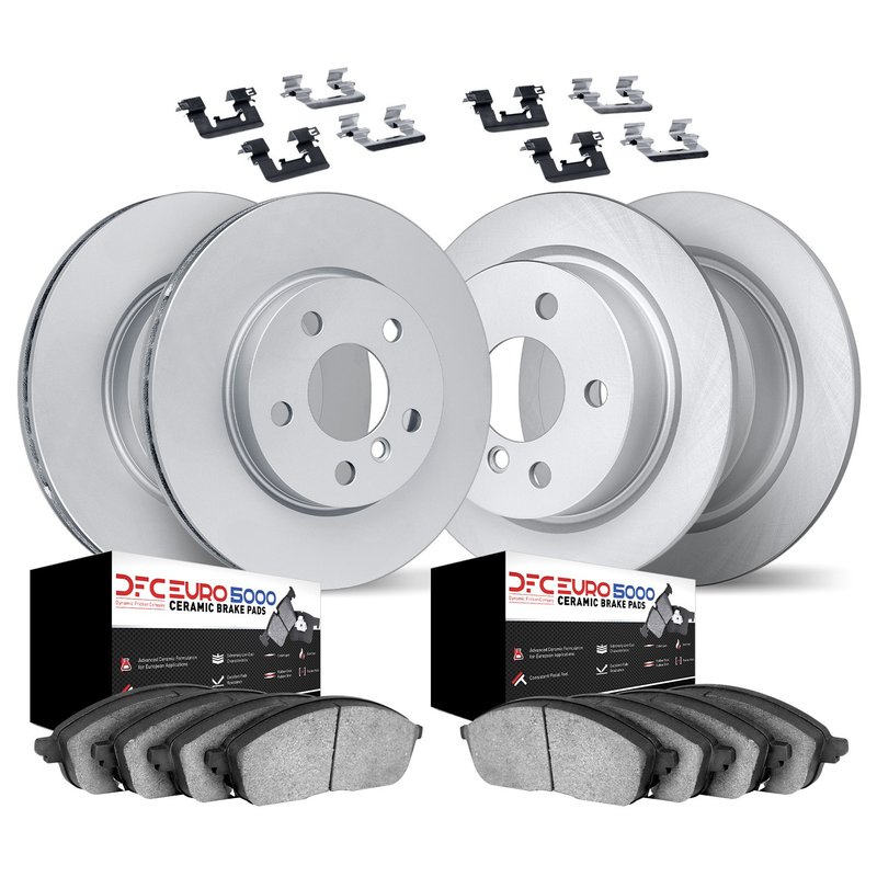Dynamite Friction 9614-74011 Disc Brake Kit - Front and Rear