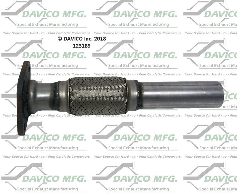 Davico 123189 Exhaust Pipe - Front