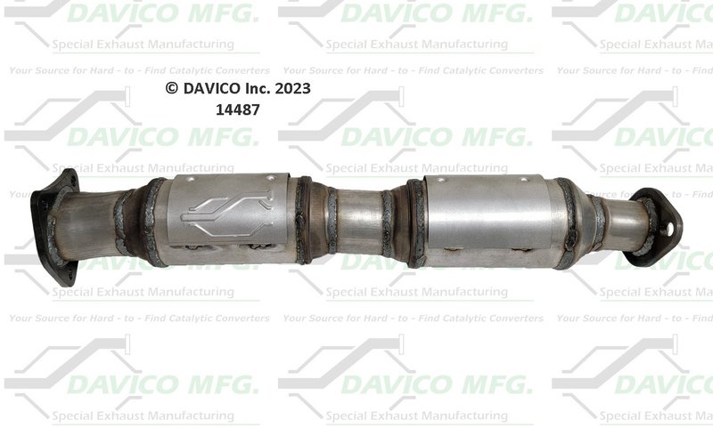 Davico 14487 Catalytic Converter - Center