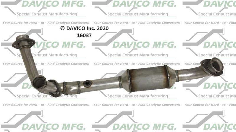 Davico 16037 Catalytic Converter - Center