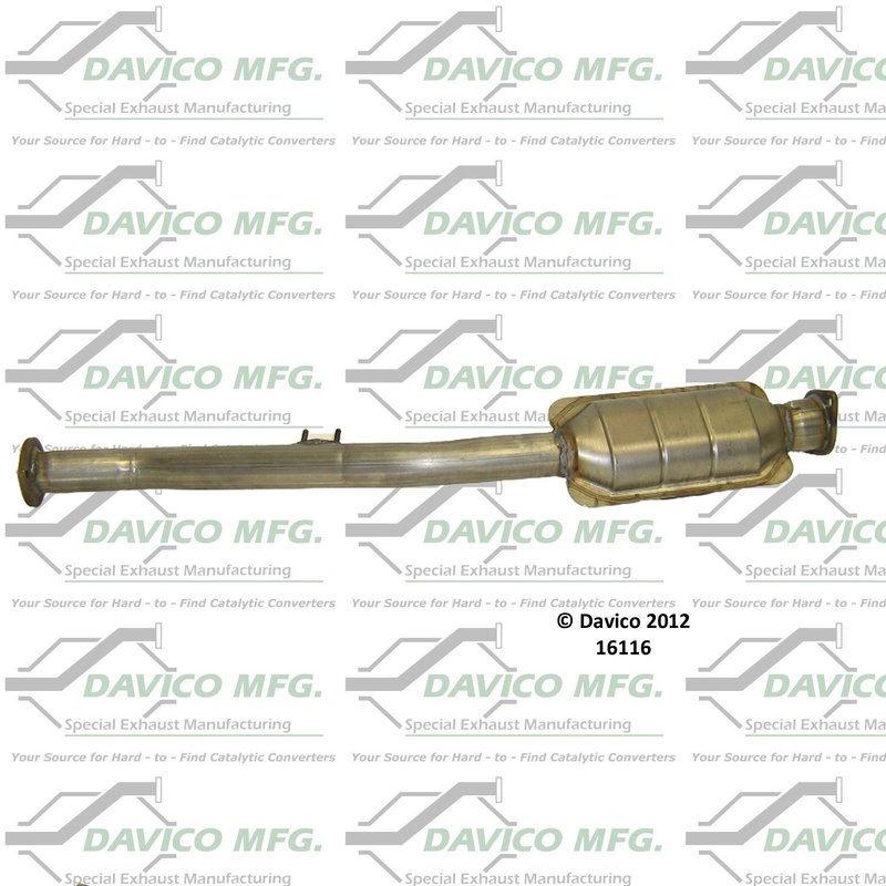 Davico 16116 Catalytic Converter - Center