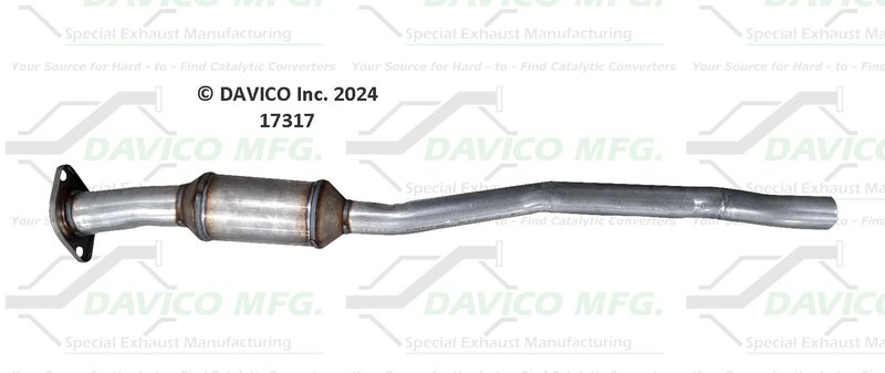 Davico 17317 Catalytic Converter - Rear