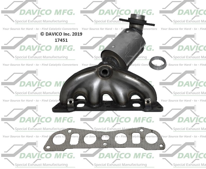 Davico 17451 Catalytic Converter - Front