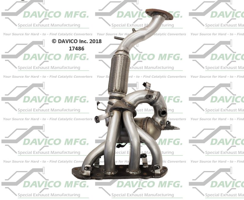 Davico 17486 Catalytic Converter - Front