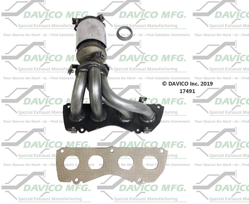 Davico 17491 Catalytic Converter - Front
