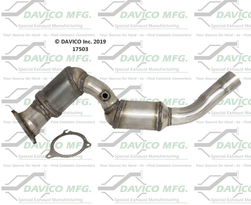 Davico 17503 Catalytic Converter - Front