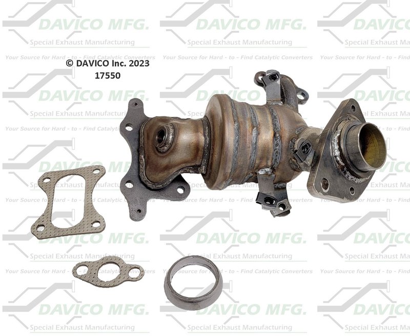 Davico 17550 Catalytic Converter - Front