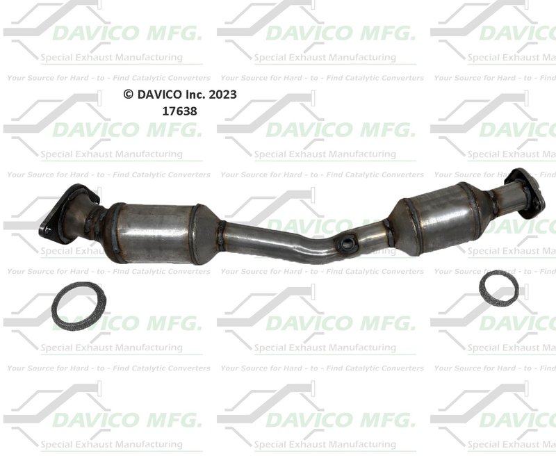 Davico 17638 Catalytic Converter - Front
