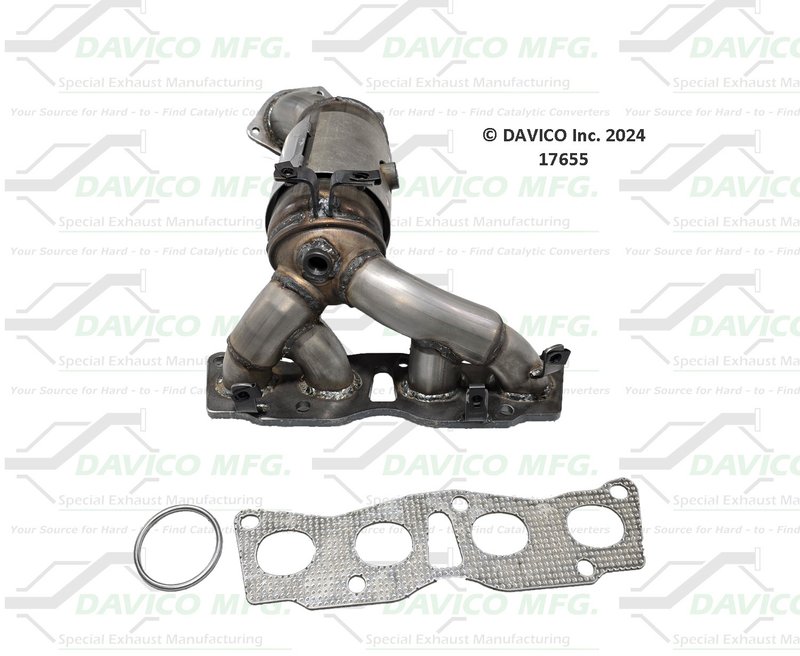 Davico 17655 Catalytic Converter - Front