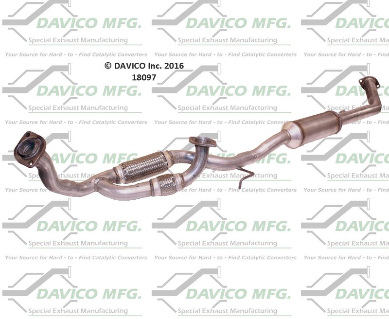 Davico 18097 Catalytic Converter - Front