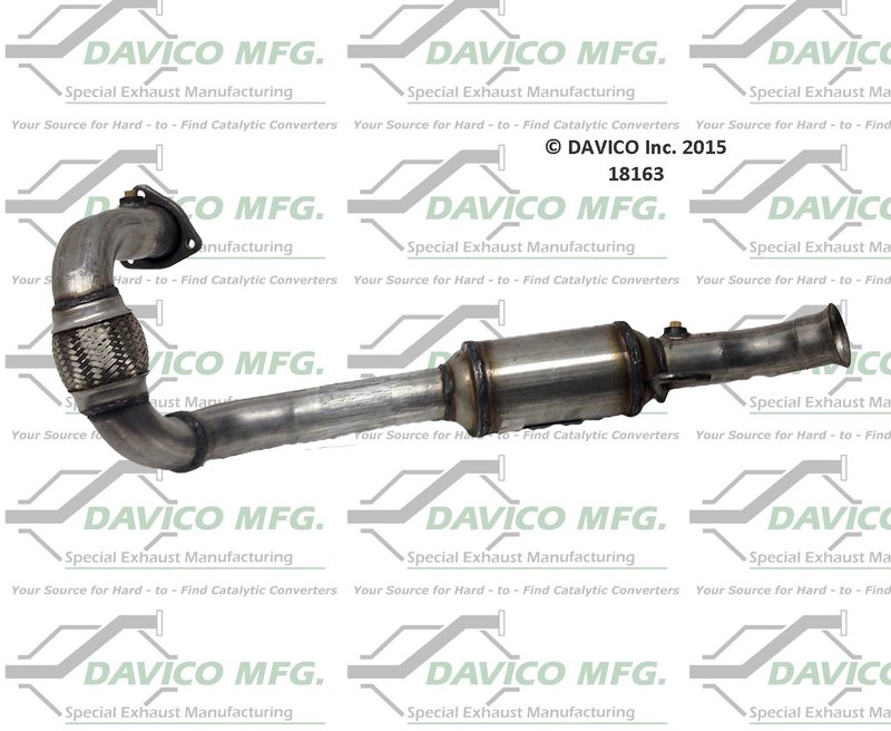 Davico 18163 Catalytic Converter - Center