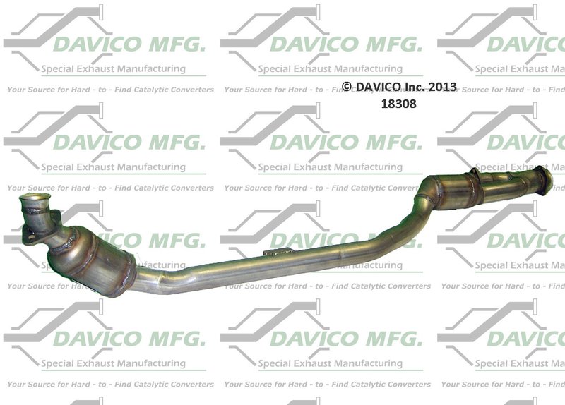 Davico 18308 Catalytic Converter - Left