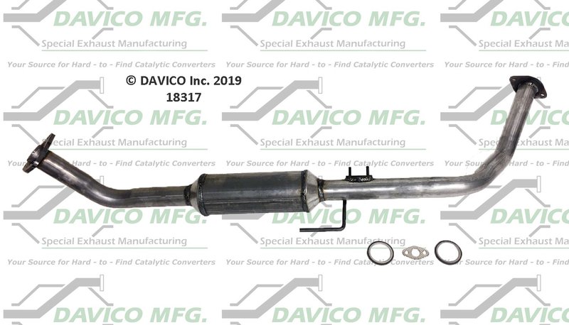 Davico 18317 Catalytic Converter - Left