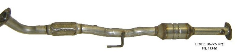 Davico 18340 Catalytic Converter - Rear