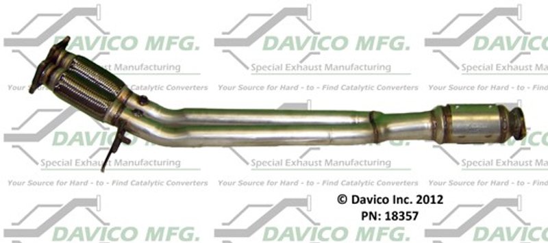 Davico 18357 Catalytic Converter - Rear