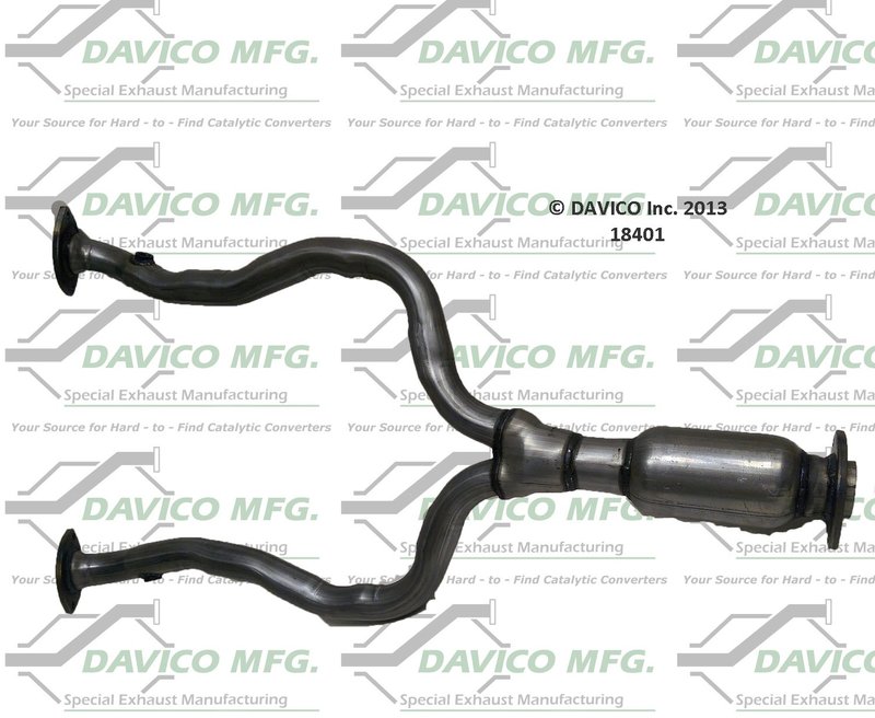 Davico 18401 Catalytic Converter - Rear