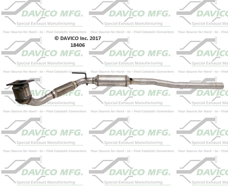 Davico 18406 Catalytic Converter - Center