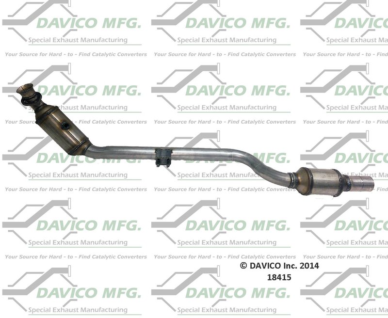 Davico 18415 Catalytic Converter - Right